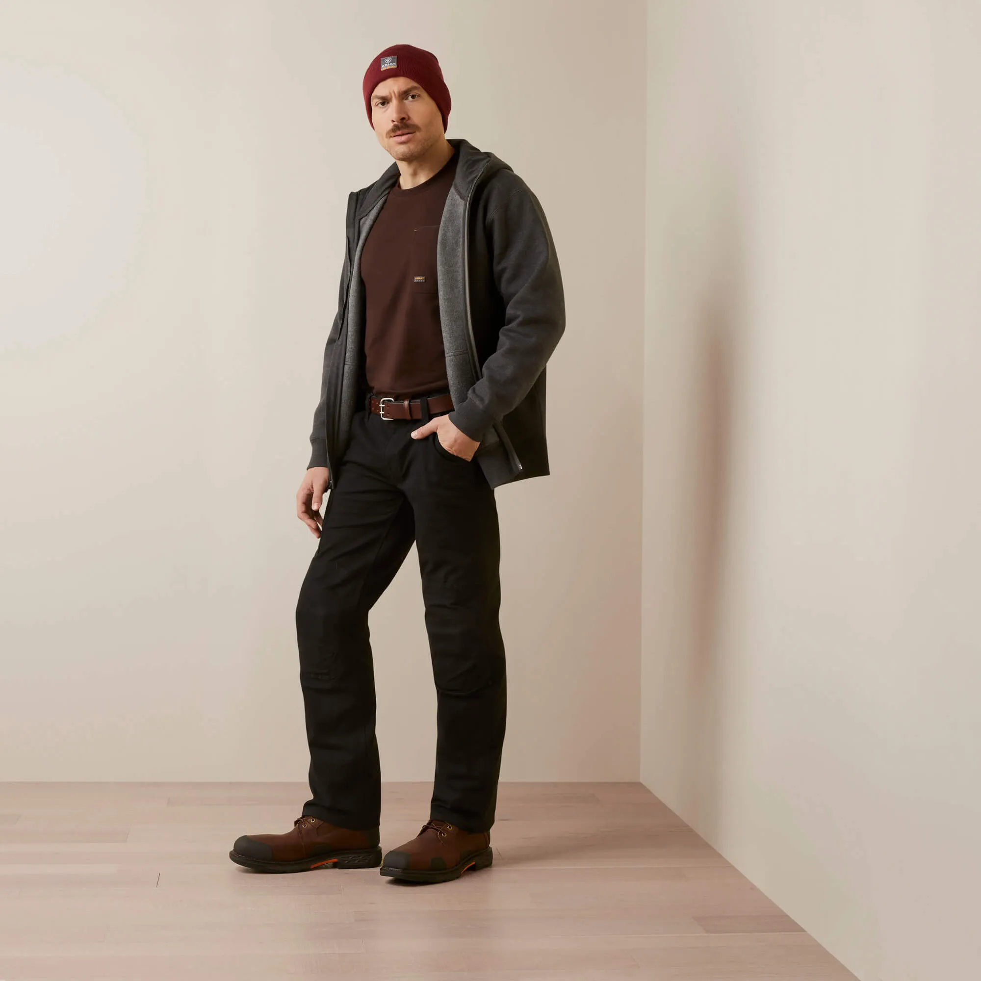Ariat Men's Rebar Born For This Full Zip Hoodie