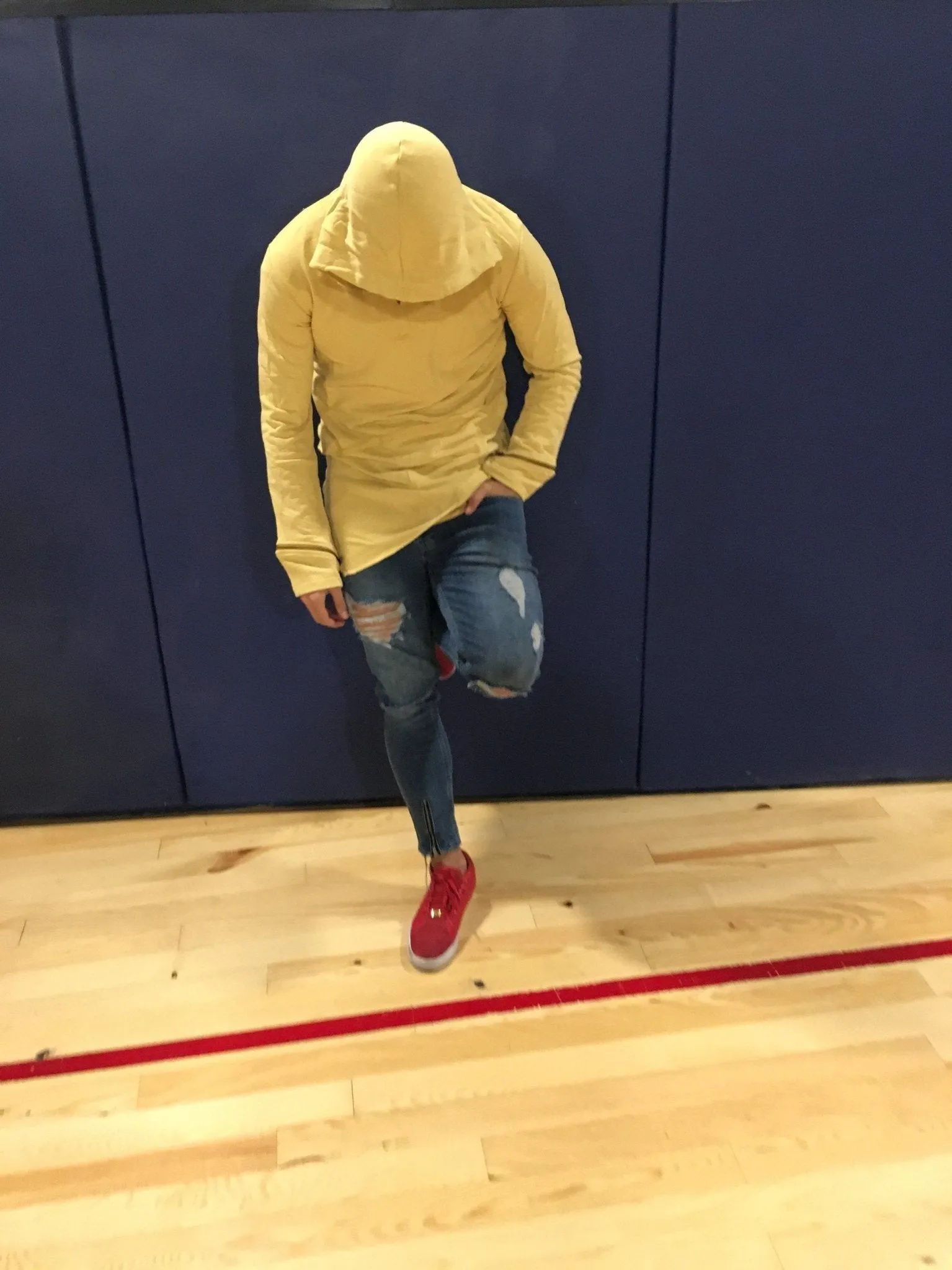 Beige Oversize Hoodie SJ257 Streetwear Sweatershirts