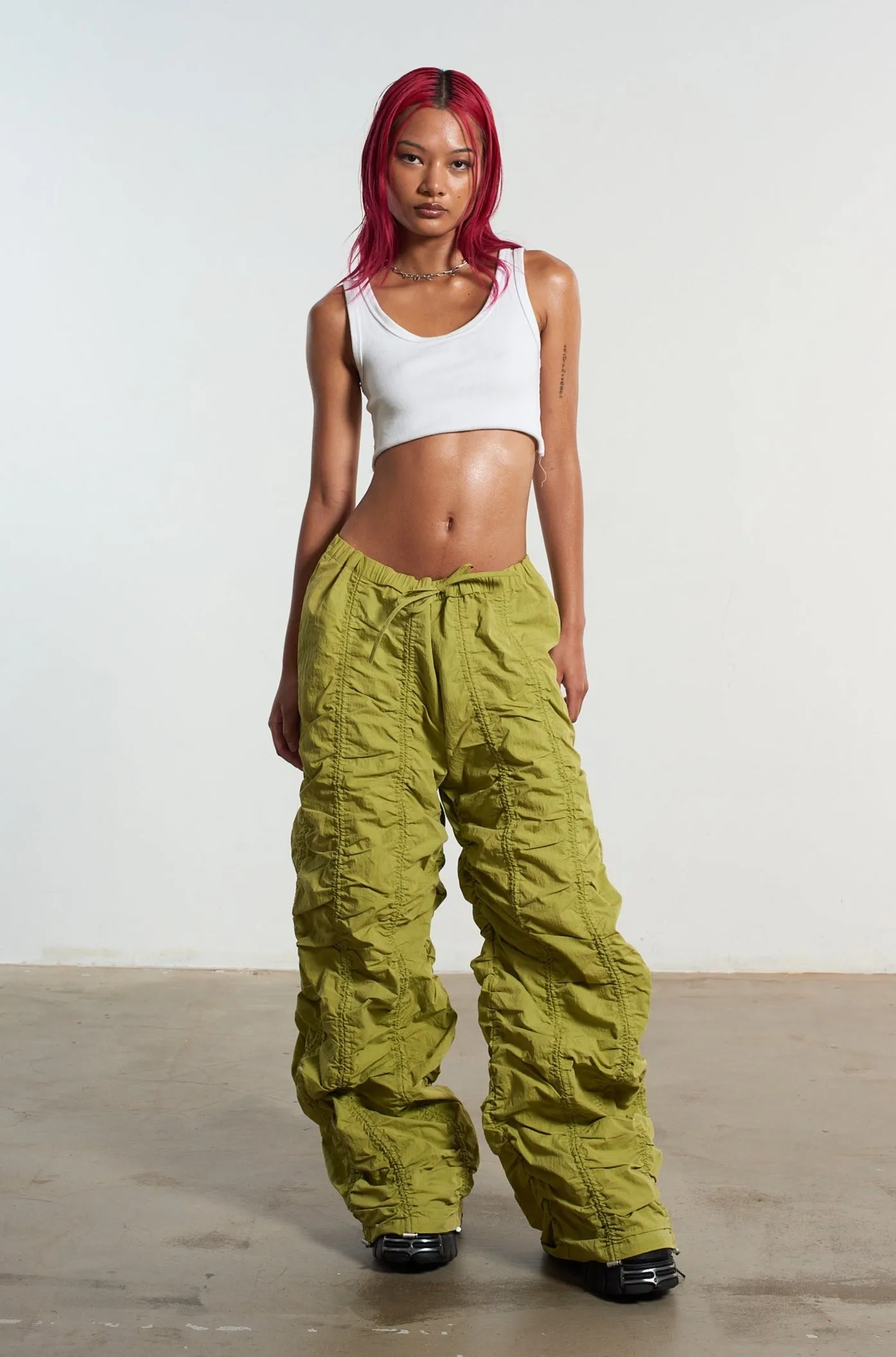 Bungee Parachute Pant Green