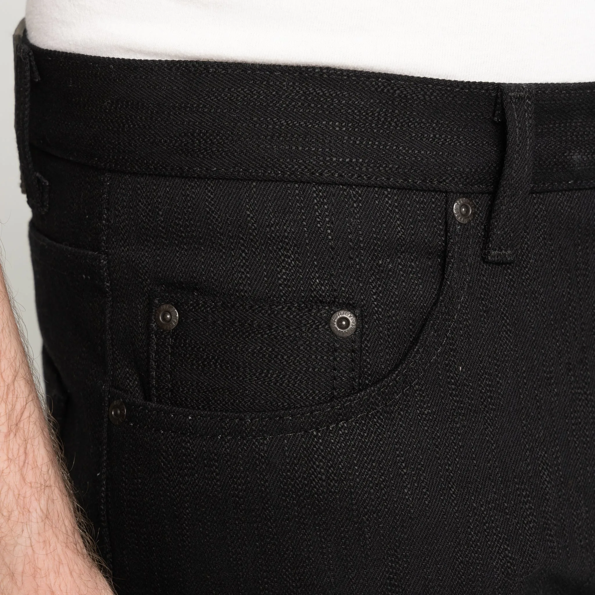 Shinigami Selvedge Easy Guy Jeans - Premium Fit Denim with Unique Distressing