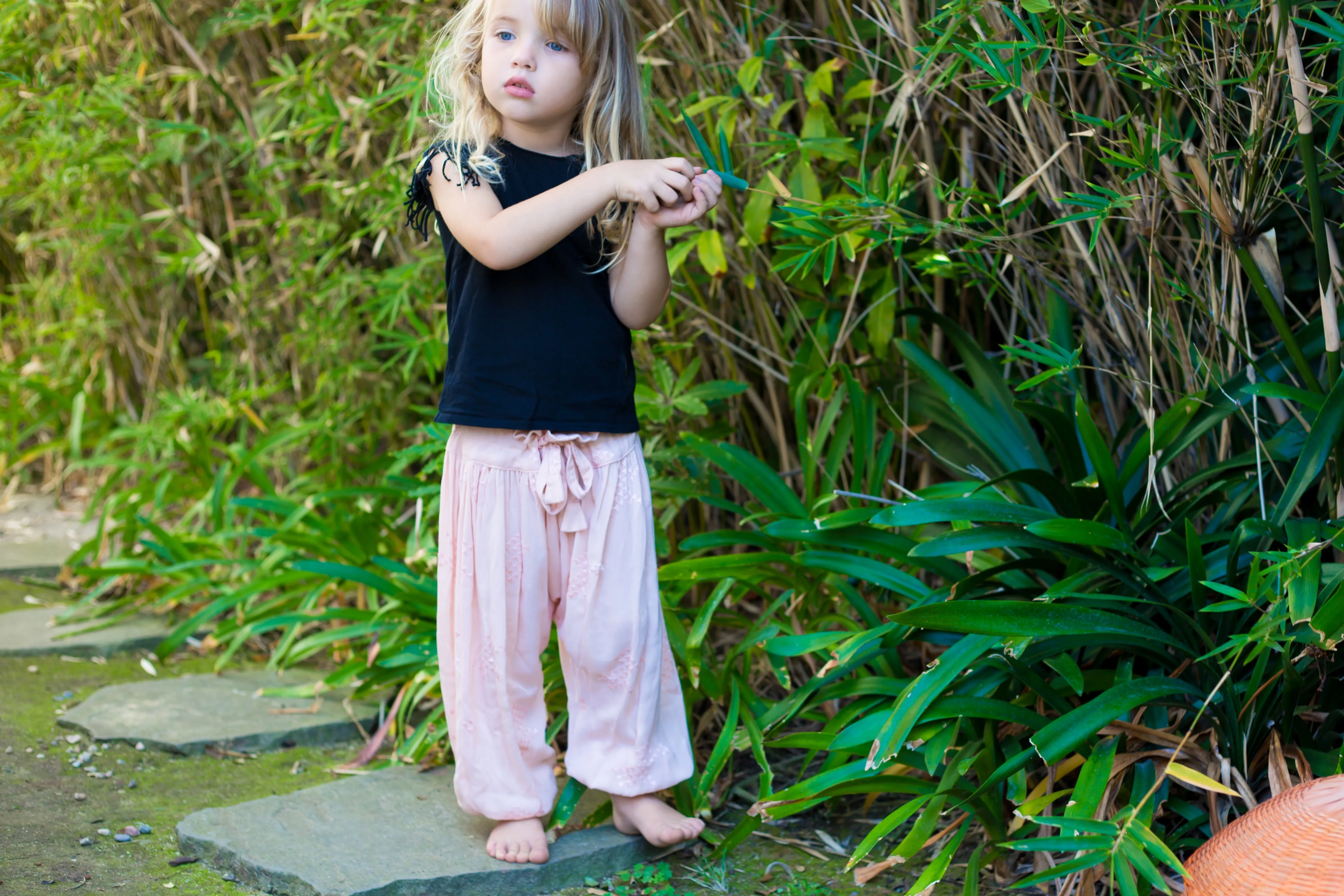 Embroidered Baby Harem Pants | Mother Of Pearl