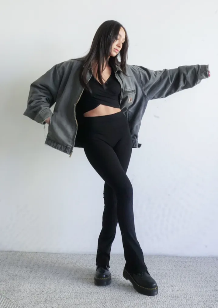 Laguna High Waisted Flare Pant Black
