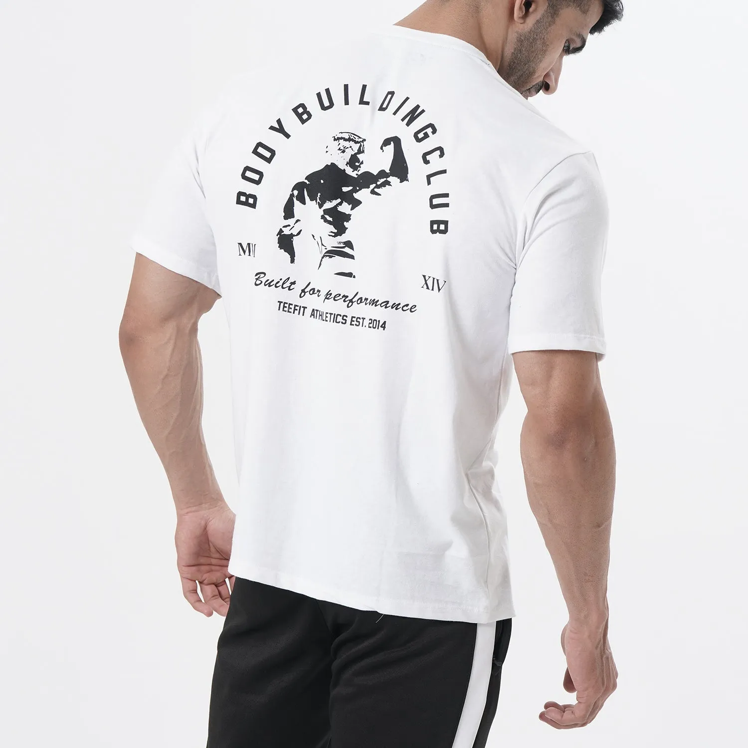 Tf-White Bodybuilding Club Tee